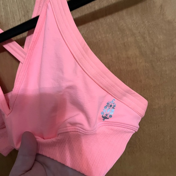 Free People Movement Pink Sports Bra - Picture 2 of 4